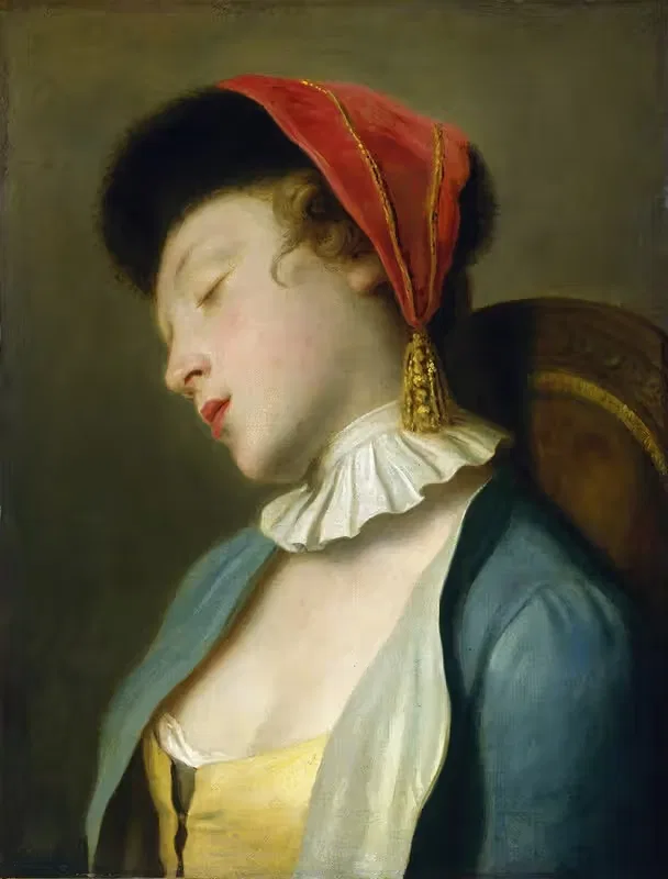 Спящая девушка by Пьетро Ротари, 1760-1762 — digital art print download