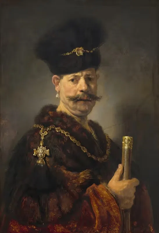 Польский дворянин by Рембрандт ван Рейн, 1637 — digital art print download