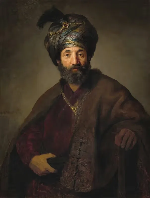 Человек в восточном костюме by Аноним, c. 1635 — digital art print download