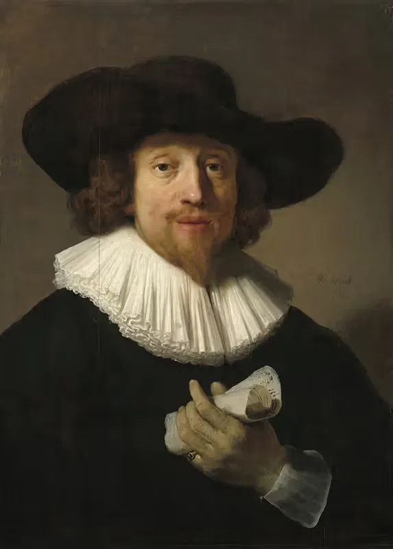 Man with a Sheet of Music — Rembrandt van Rijn