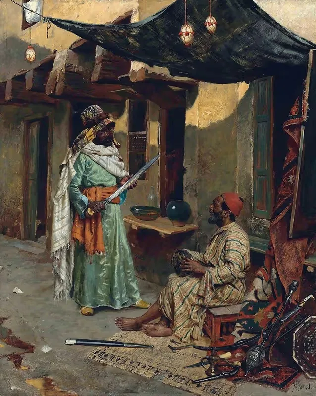 Торговец оружием by Рудольф Эрнст, 1885 — digital art print download