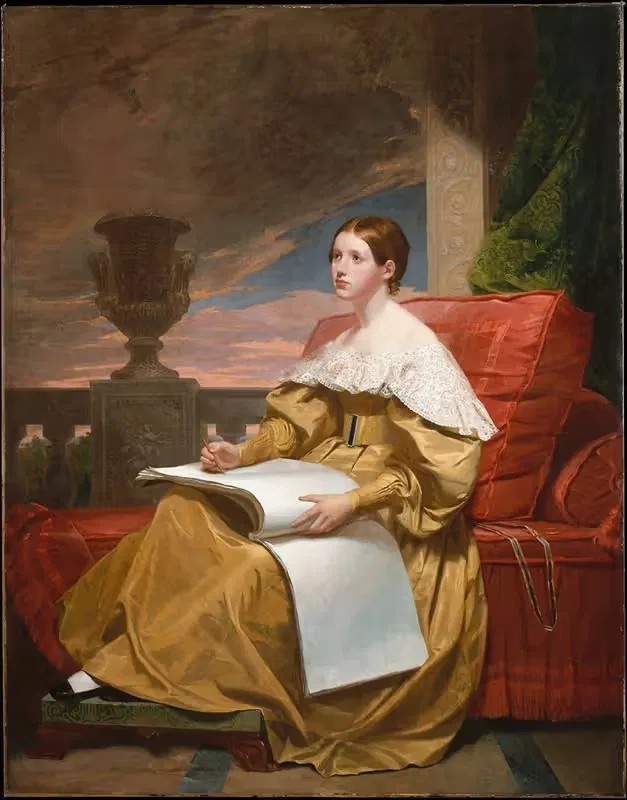 Susan Walker Morse (The Muse) by Samuel Finley Breese Morse — digital art print download