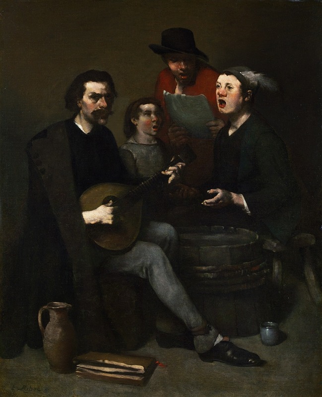 Singers by Théodule Ribot, 1863-1868 — digital art print download