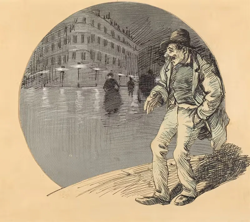Влюбленные (Amoureux) by Теофиль Александр Стенлен, 1888 — digital art print download