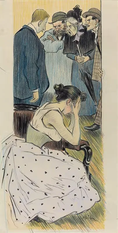 Его семья (песня) by Теофиль Александр Стенлен, 1893 — digital art print download