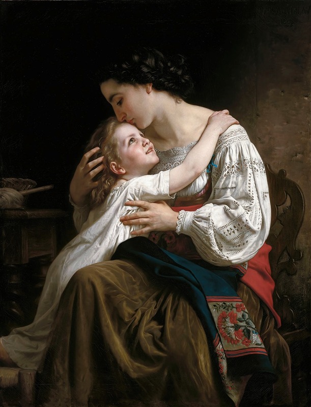 Подъем by Уильям Бугеро, 1865 — digital art print download