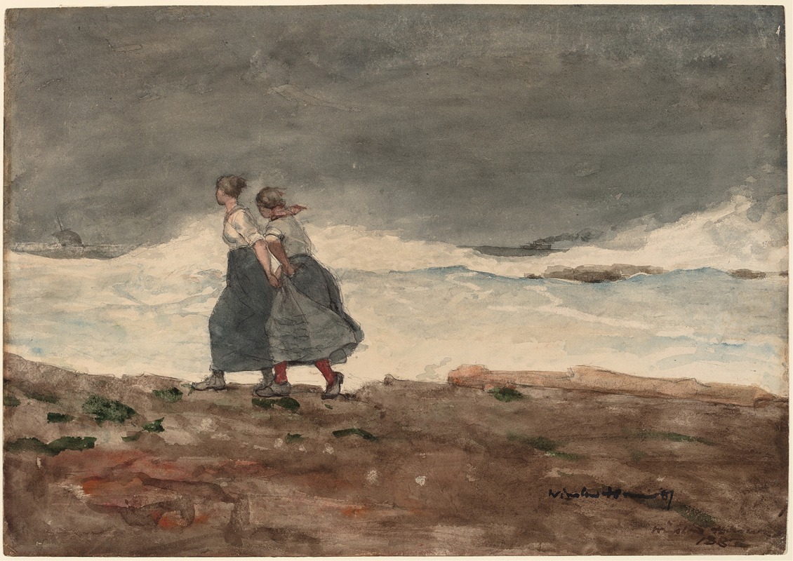 Danger by Winslow Homer, 1883-1887 — digital art print download