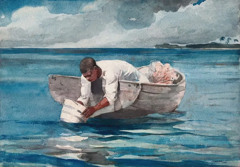 Водяной вентилятор by Уинслоу Хомер, 1898–1899 — digital art print download