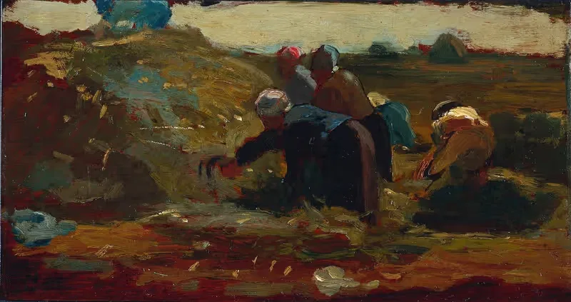 Женщины, работающие в поле by Уинслоу Хомер, 1867 — digital art print download