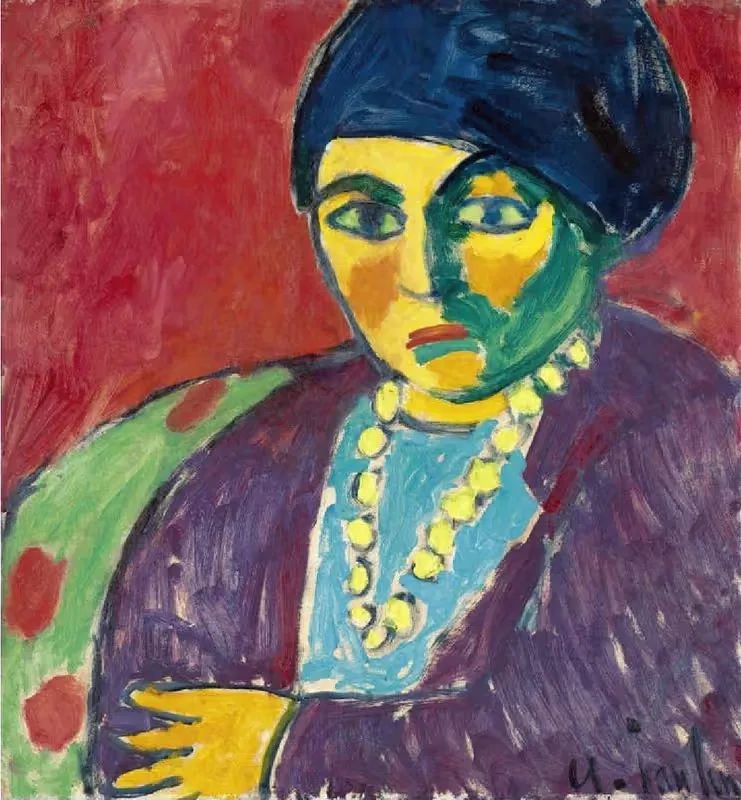 Женская голова, Элен by Алексей фон Явленский, 1913 — digital art print download