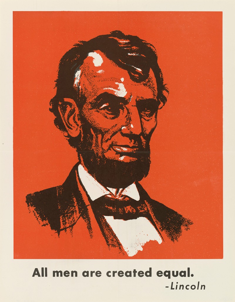 Heroes Day Posters: Lincoln by Агентство информации США, 1954 — digital art print download