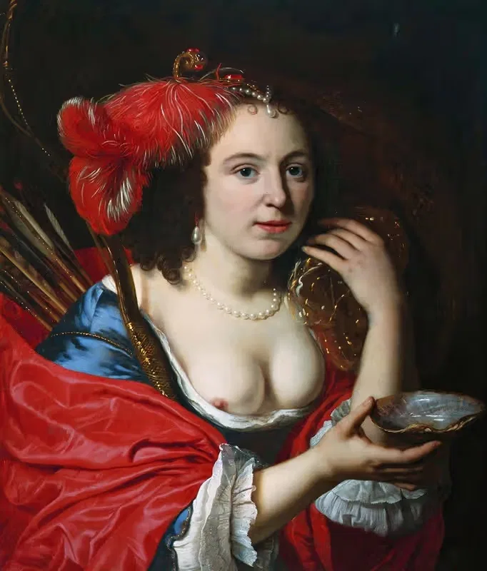 Анна Дю Пир как Гранида by Бартоломеус ван дер Хелст, 1660 — digital art print download