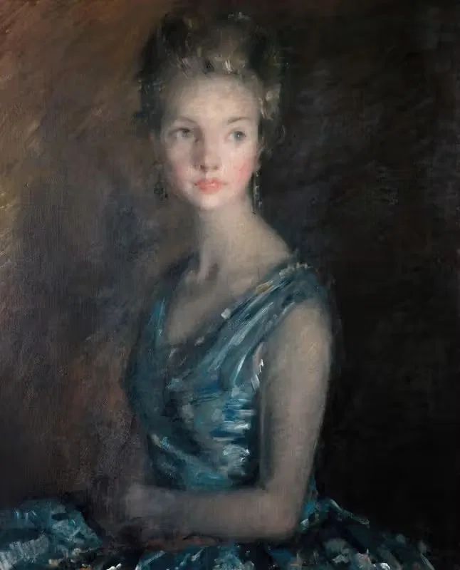 Синий и серебряный by Дэвид Мьюирхед, 1929 — digital art print download