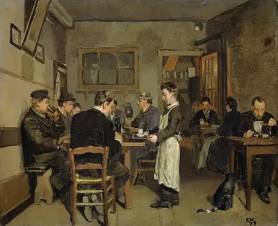 Guest House by Ferdinand Hodler, 1879 — digital art print download