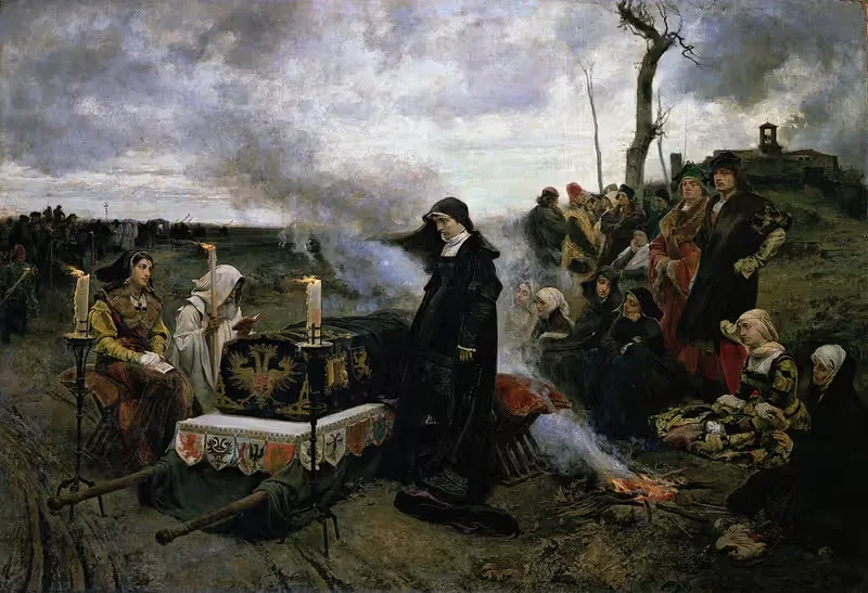 Дона Хуана Ла Лока by Франсиско Прадилья, 1877 — digital art print download