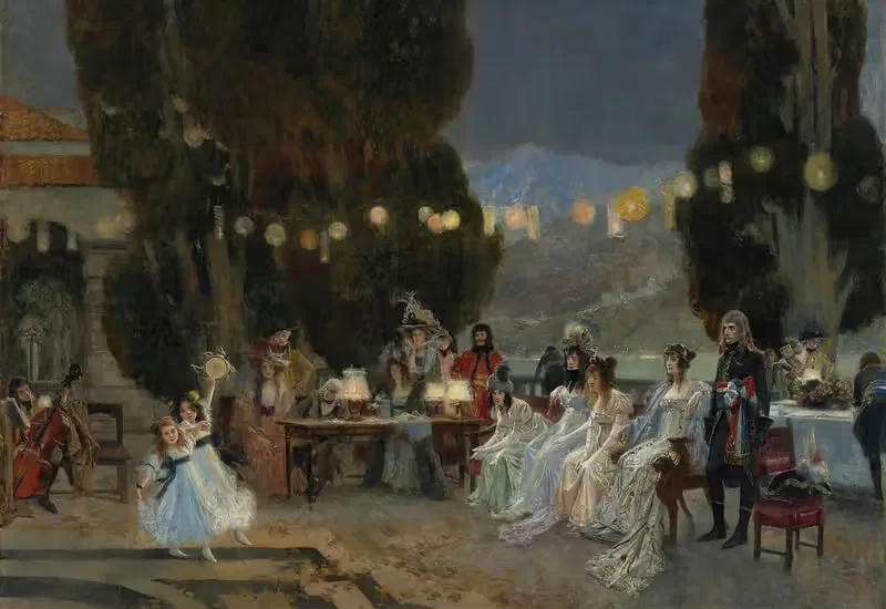 An Evening's Entertainment For Josephine — François Flameng