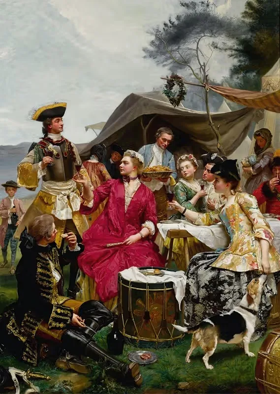 La Bienvenue by Gustave Jean Jacquet — digital art print download