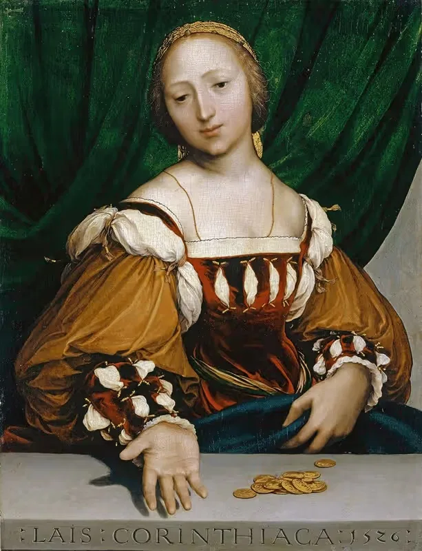 Лаис Коринфская by Ганс Гольбейн Старший, 1526 — digital art print download