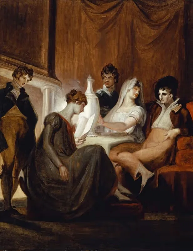 The Newspaper In The Countryside — Henry Fuseli