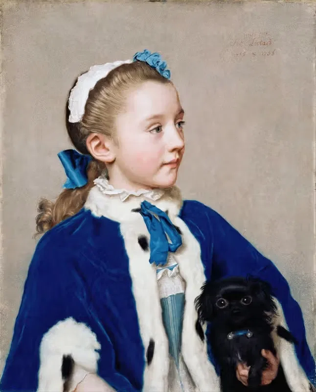 Maria Frederike Van Reede-Athlone At Seven — Jean-Etienne Liotard