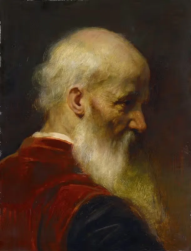 Head Of An Old Man — Jean-Léon Gérôme