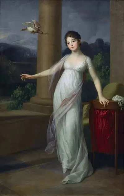 Амалия фон Левецов by Иоганн Фридрих Август Тишбейн, 1803 — digital art print download