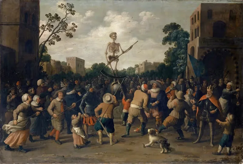 Битва с смертью by Йост Корнелисз Друхслот, 1625 — digital art print download