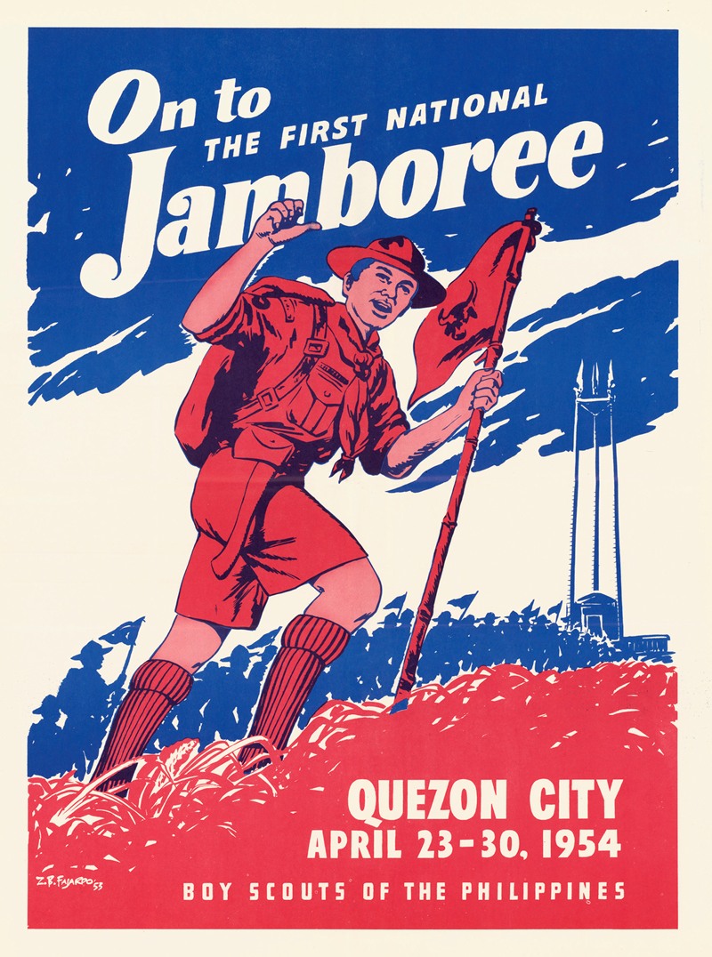 On to First National Jamboree by Агентство информации США, 1953 — digital art print download