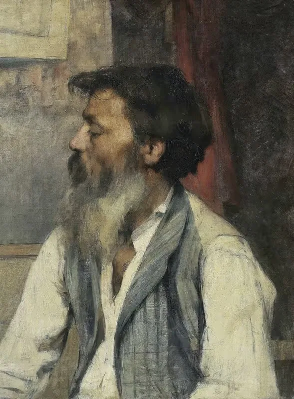 Portrait Of A Man — Léon Augustin Lhermitte