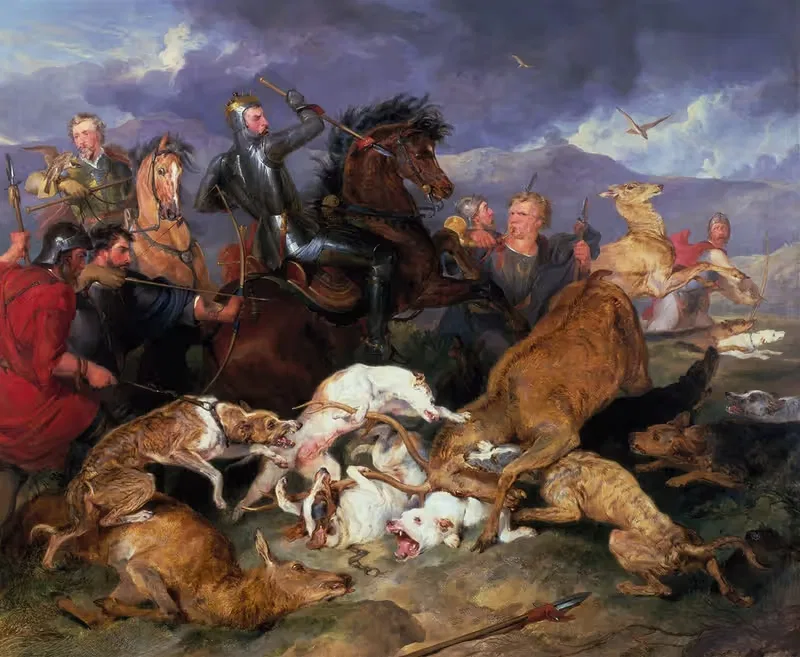 The Hunting Of Chevy Chase — Sir Edwin Henry Landseer
