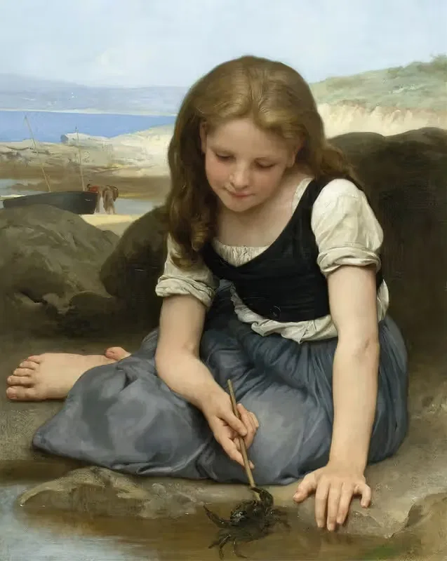 Краб by Уильям Бугеро, 1869 — digital art print download