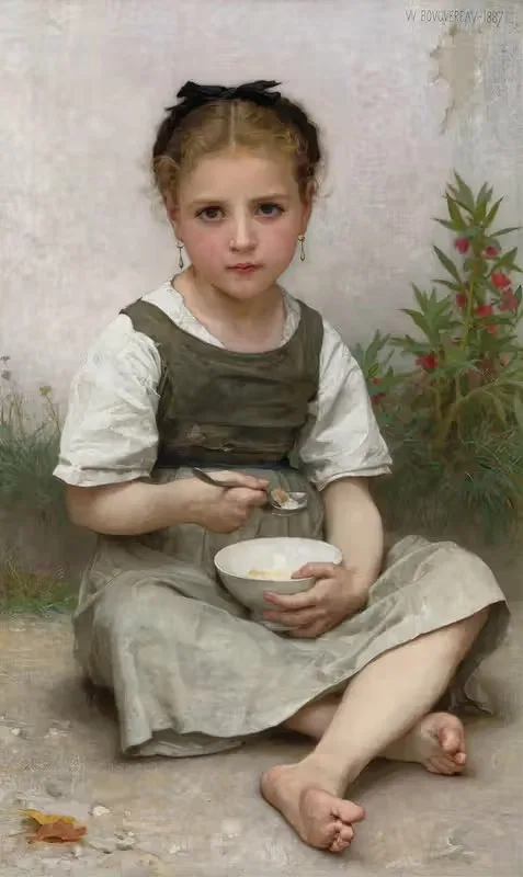 Завтрак by Уильям Бугеро, 1887 — digital art print download