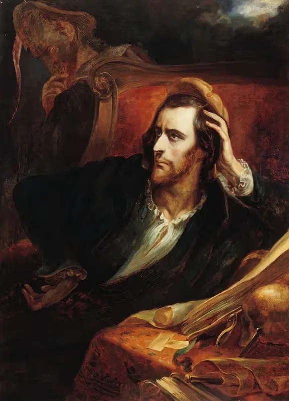 Faust in his cabinet by Ary Scheffer, 1849 — digital art print download
