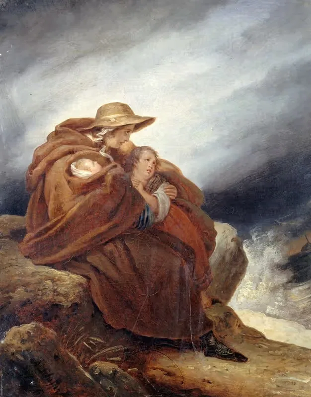 The sailor's family — Ary Scheffer