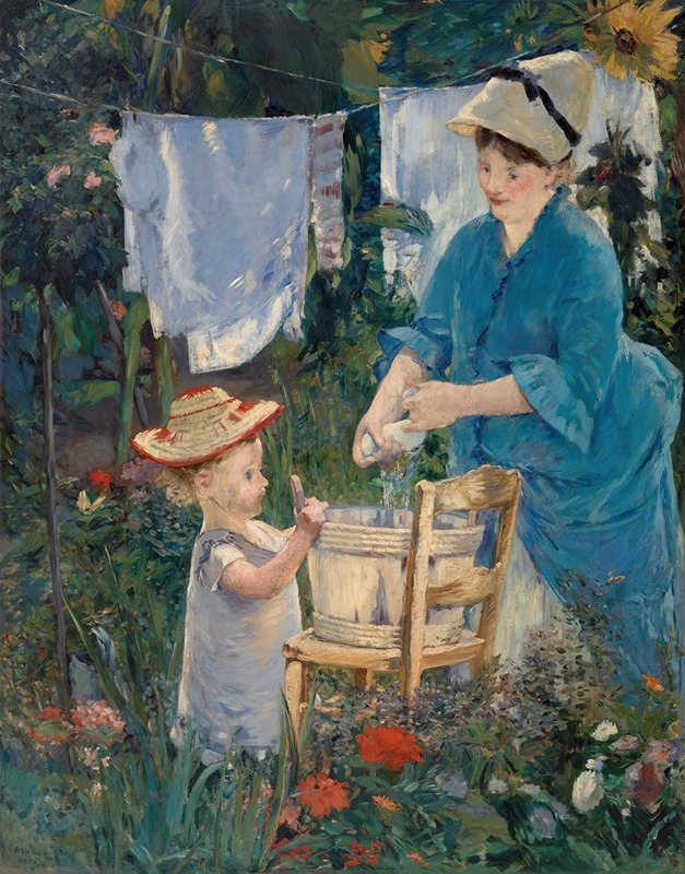 Laundry by Édouard Manet, 1875 — digital art print download