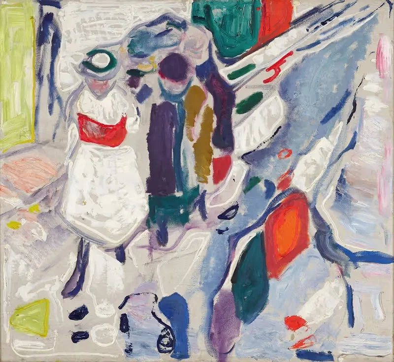 Children in the Street — Edvard Munch