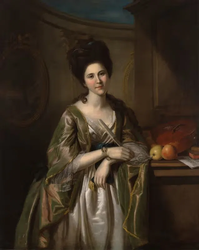 Миссис Уолтер Стюарт (Дебора МакКленахан) by Чарльз Уилсон Пил, 1782 — digital art print download