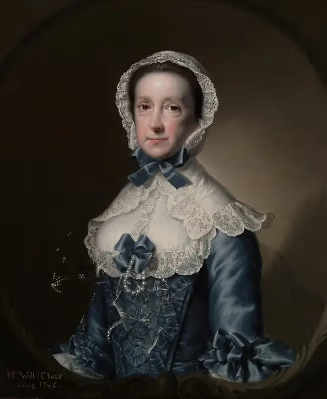 Portrait of Mrs. William Chase, Sr. — Joseph Wright of Derby