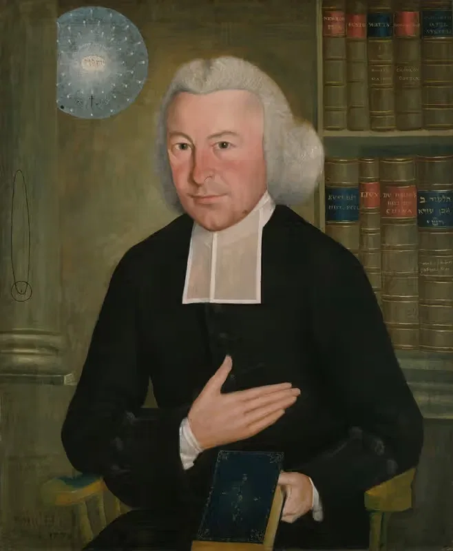 Ezra Stiles by Samuel King, 1771 — digital art print download