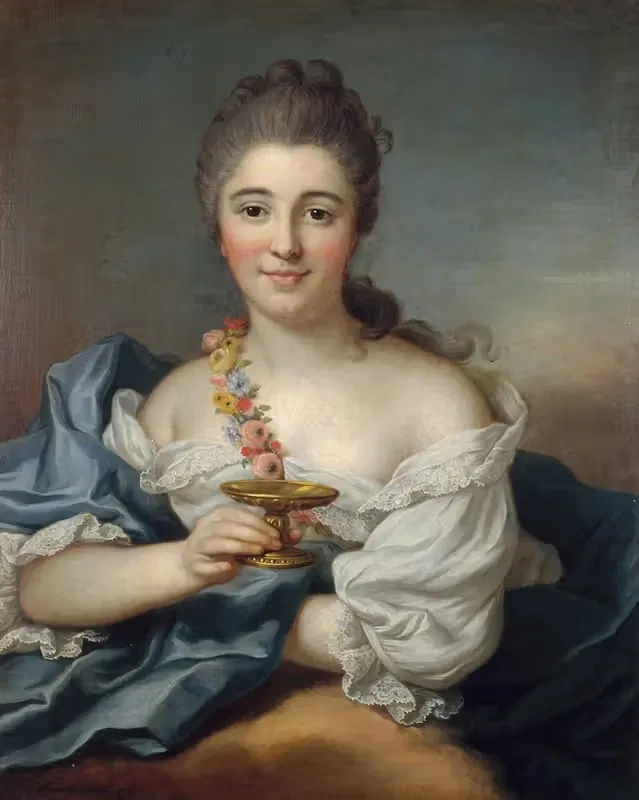 Мадам де Севр в образе Гебы by Донат Ноннотт, 1756 — digital art print download