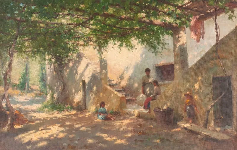 Сестри Леванте, пергола by Генри Брокман, 1922 — digital art print download