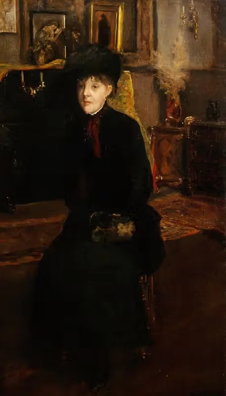 Портрет Мэри Кассат by Жак-Эмиль Бланш, 1885 — digital art print download
