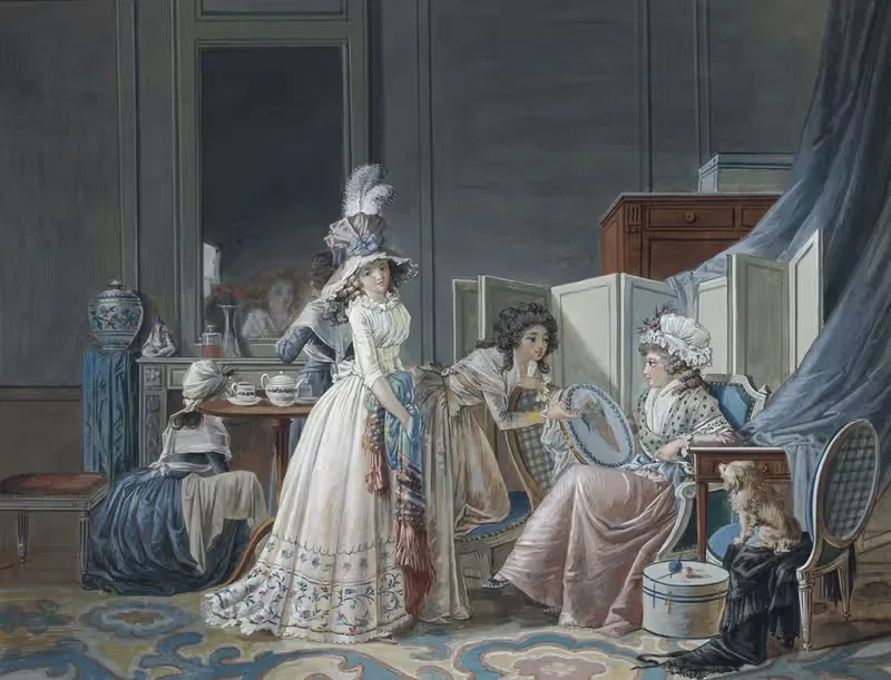 Любовь в мелком пункте by Жан-Батист Малле, 1790 — digital art print download