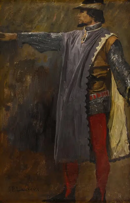 Этьен Марсель защищает дофина by Жан-Поль Лоренс, 1889 — digital art print download