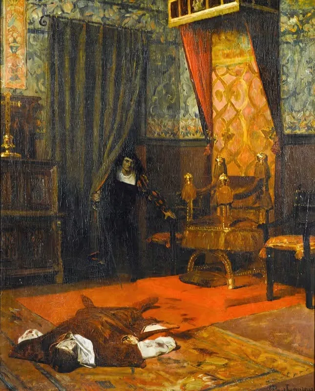 Жертва Борджиа by Жан-Поль Лоренс, 1875 — digital art print download