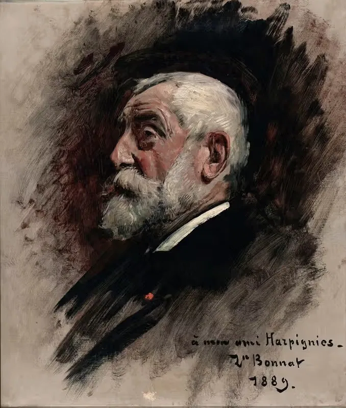Портрет Анри Харпиньи by Леон Боннат, 1889 — digital art print download