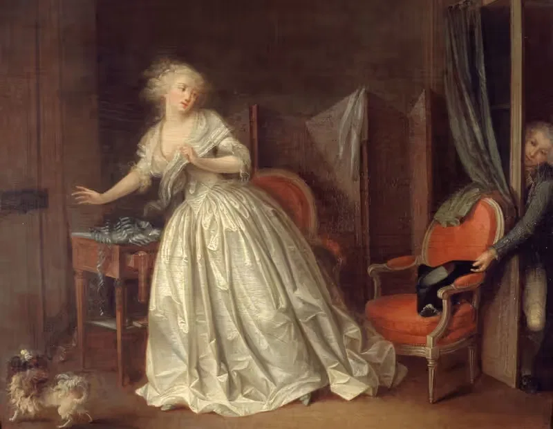 Le Départ précipité by Louis-Léopold Boilly, 1790 — digital art print download