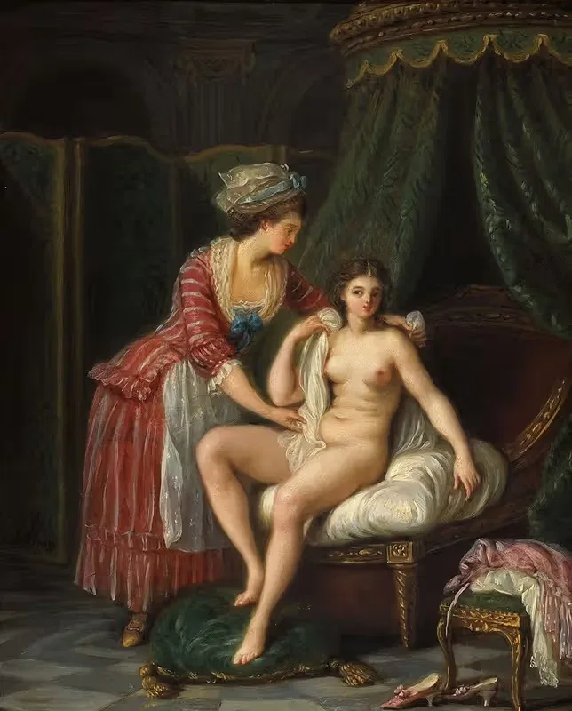 Купание by Николас-Рене Жоллен, 1780 — digital art print download