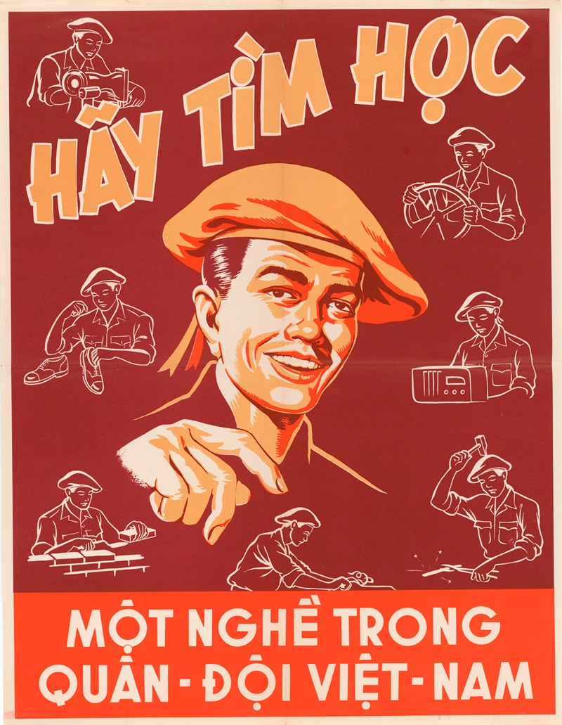 Viet Army Recruitment by Агентство информации США, 1952 — digital art print download