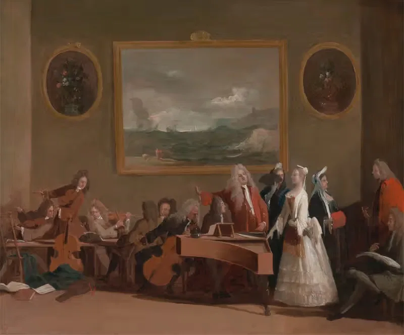 Rehearsal of an opera — Marco Ricci